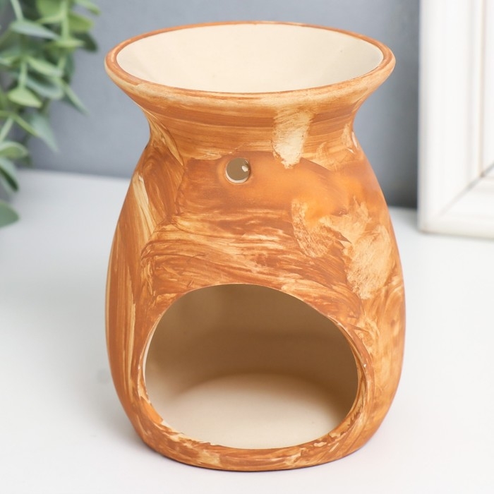 Аромалампа керамика  Аромалампа керамика "Довольный Хотей" МИКС 9,5х9,5х12 см