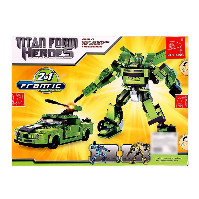 Конструктор «Трансформер Автобот», 2 в 1, 344 детали Конструктор «Трансформер Автобот», 2 в 1, 344 детали