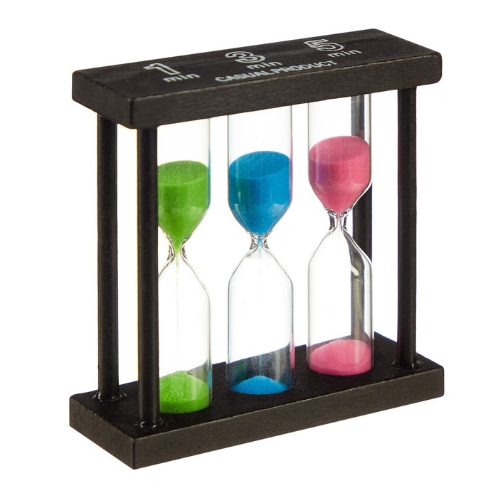 Песочные часы Песочные часы "Кальт", на 1, 3, 5 минут, 3 х 9 см