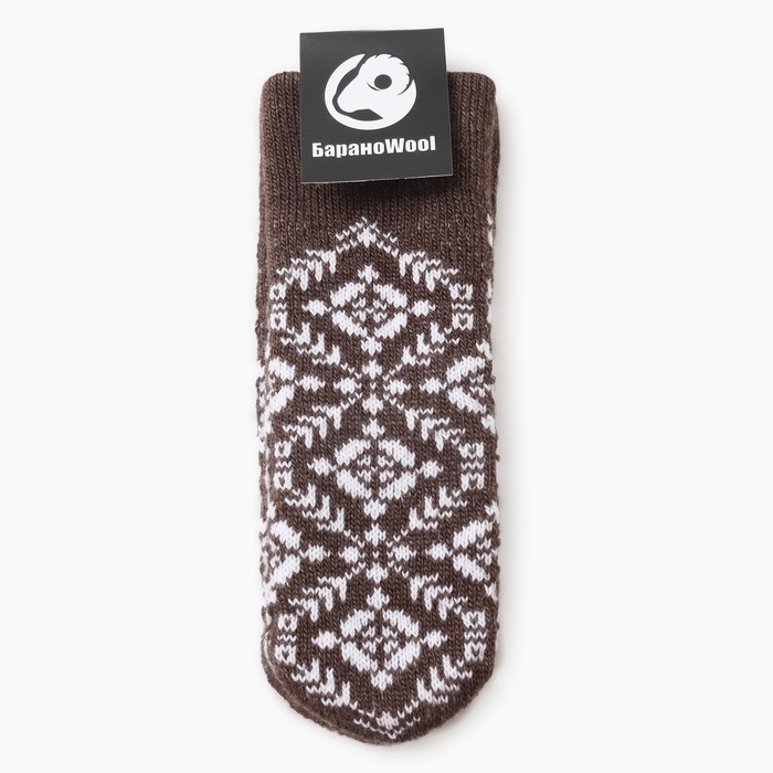 Варежки двойные женские, цвет светло-коричневый, р-р 18 Варежки двойные женские, цвет светло-коричневый, р-р 18