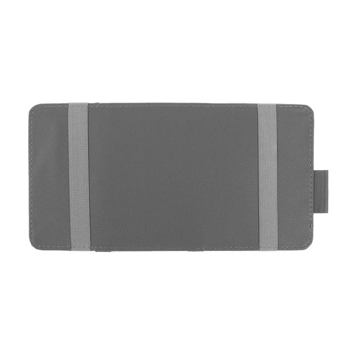 Органайзер на солнцезащитный козырек, 30×14.5 см, серый Органайзер на солнцезащитный козырек, 30×14.5 см, серый