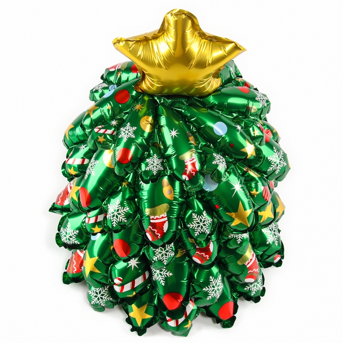 Шар фольгированный 16" &laquo;Объёмная новогодняя ёлка&raquo;, мини
