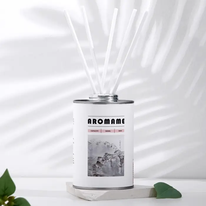 Набор диффузор ароматический Aromame, голубые колокольчики, 500 мл, круглая банка