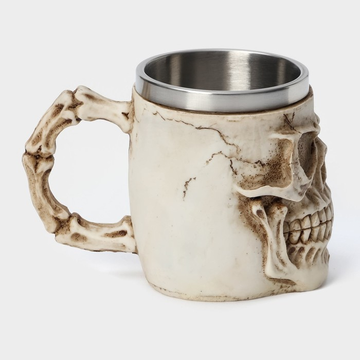 Кружка из нержавеющей стали «Череп. Хэллоуин», 400 мл, цвет МИКС Кружка из нержавеющей стали «Череп. Хэллоуин», 400 мл, цвет МИКС