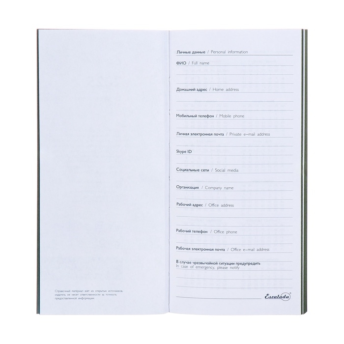 Еженедельник датированный 2025 года, 80х165 мм, 64 листа ESCALADA, мягкая обложка из искусственной кожи, блинтовое тиснение, блок 70 г/м², зелёный Еженедельник датированный 2025 года, 80х165 мм, 64 листа ESCALADA, мягкая обложка из искусственной кожи, блинтовое тиснение, блок 70 г/м², зелёный