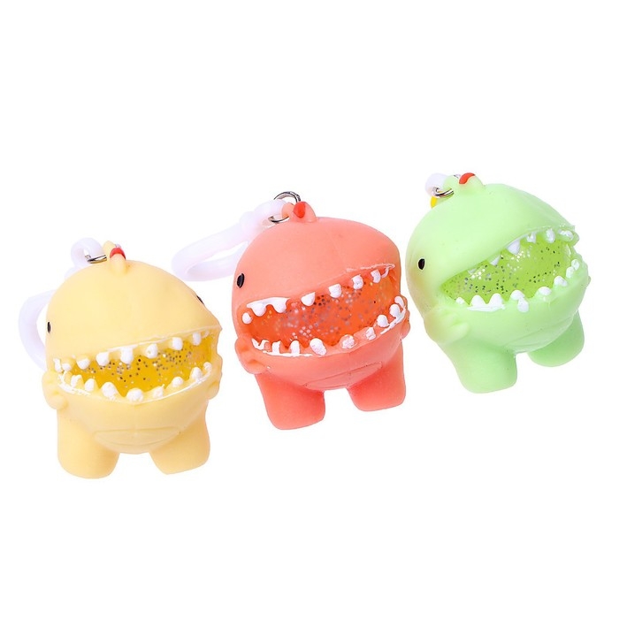 Антистресс сквиш мялка «Динозаврики», с жидкостью, цвета МИКС, в шоубоксе Антистресс сквиш мялка «Динозаврики», с жидкостью, цвета МИКС, в шоубоксе