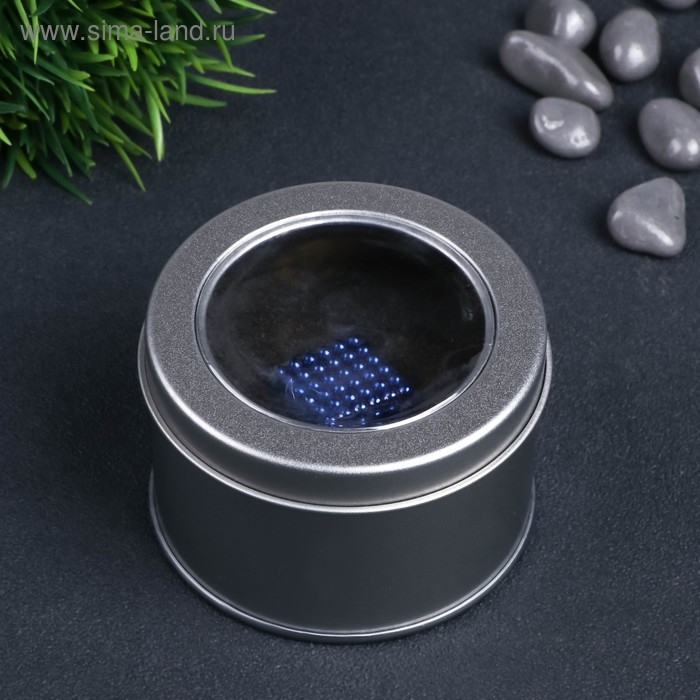 Антистресс магнит Антистресс магнит "Неокуб" 216 шариков d=0,3 см (синий)