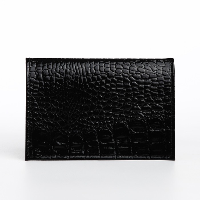 Обложка для паспорта, цвет чёрный