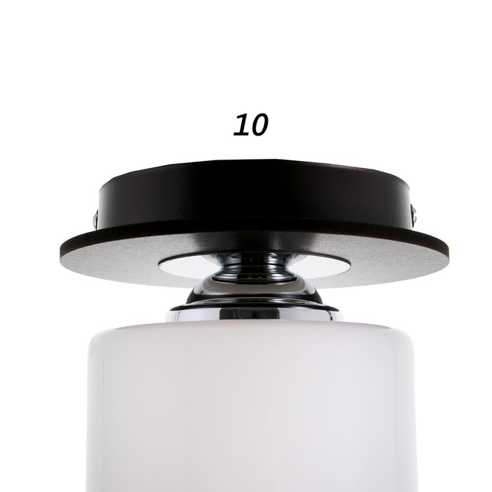 Светильник 91310/1 E27 40Вт венге-хром 12х12х17 см BayerLux