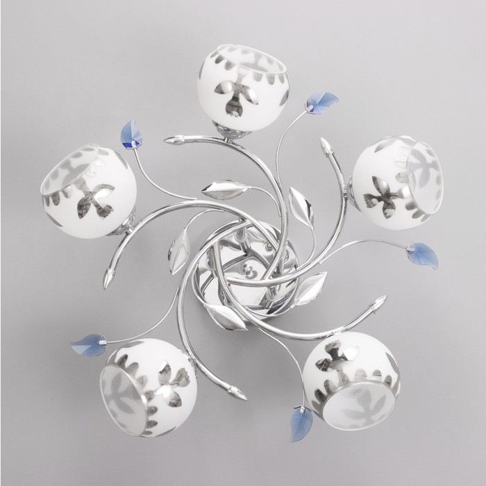 Люстра Люстра "Адель" 5х40Вт Е27 Хром МОДЕЛЬ: 2612361