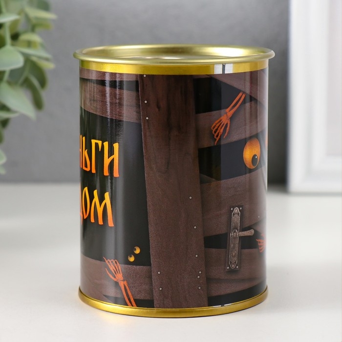 Копилка-банка металл Копилка-банка металл "Деньги в дом"