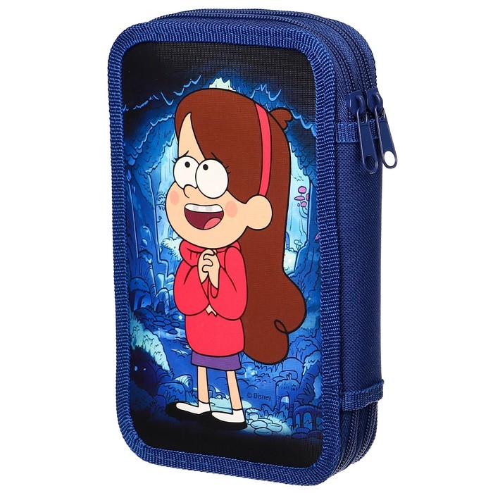 Пенал 2 секции,125х205х40 мм, ламинированный картон, Гравити Фолз Пенал 2 секции,125х205х40 мм, ламинированный картон, Гравити Фолз