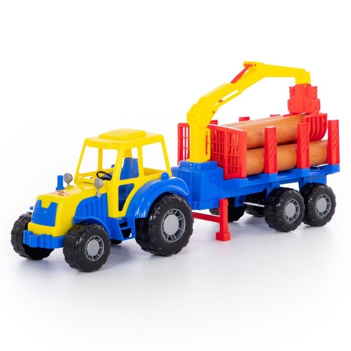 Трактор «Алтай» с полуприцепом-лесовозом Трактор «Алтай» с полуприцепом-лесовозом