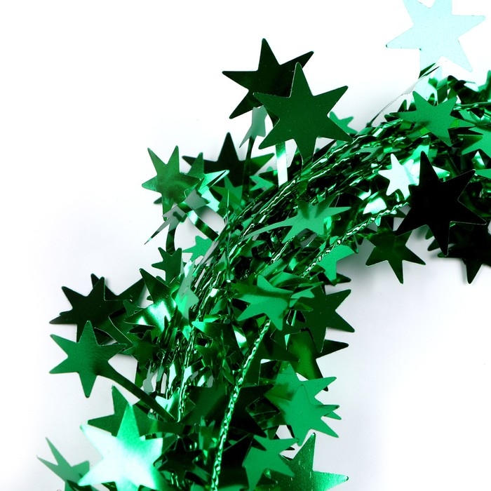 Новый год! Проволока для поделок и декора «Звёздочка» длина — 5 метров, цвет зелёный Новый год! Проволока для поделок и декора «Звёздочка» длина — 5 метров, цвет зелёный