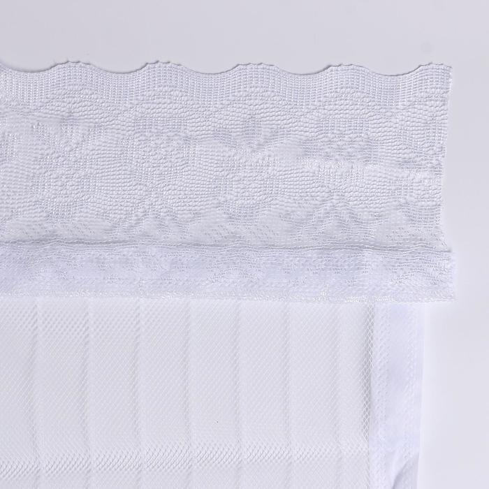 Сетка антимоскитная для дверей, 90 × 210 см, на магнитах, цвет белый