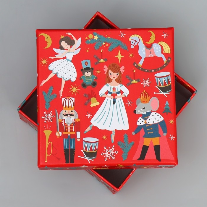 Набор подарочных коробок 10 в 1 «Щелкунчик», 10 х 10 х 6 – 28 х 28 х 15 см, Новый год Набор подарочных коробок 10 в 1 «Щелкунчик», 10 х 10 х 6 – 28 х 28 х 15 см, Новый год