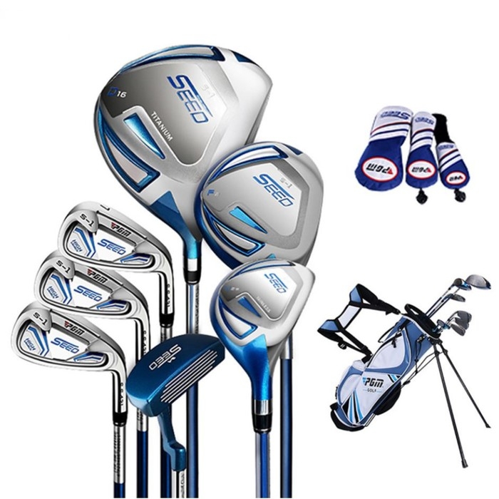 Набор клюшек для гольфа Набор клюшек для гольфа "Seed" PGM, для детей, 135-150 см, сумка в комплекте