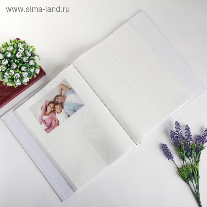 Фотоальбом на 240 фото 10х15 см Фотоальбом на 240 фото 10х15 см "Свадебный альбом" белый, кожзам 32,5х26,7х4 см