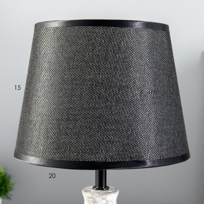 Настольная лампа Настольная лампа "Адара" Е14 40Вт серый 20х20х33см RISALUX