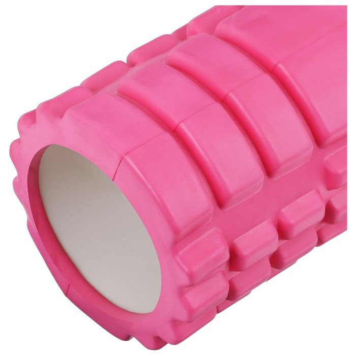 Ролик массажный Sangh, 45х14 см, цвет розовый Ролик массажный Sangh, 45х14 см, цвет розовый