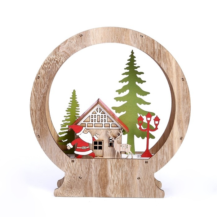 Декор с подсветкой «Новогодняя сказка» 22,5 × 21 × 5 см Декор с подсветкой «Новогодняя сказка» 22,5 × 21 × 5 см