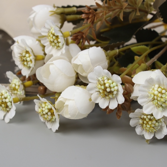 Букет Букет "Пион и иберис" 27 см, микс