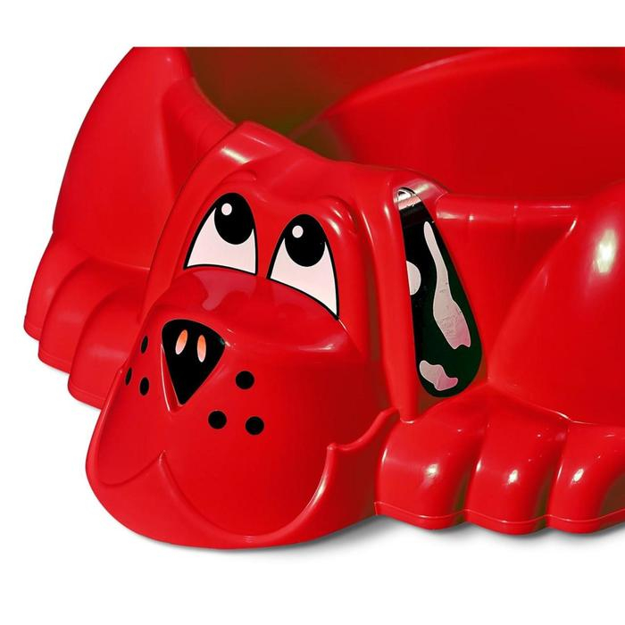 Песочница «Собачка», цвет красный Песочница «Собачка», цвет красный