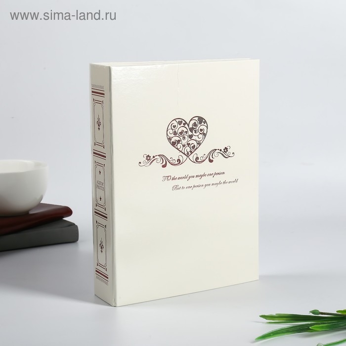Фотоальбом 200 фото 10х15 см Фотоальбом 200 фото 10х15 см "Только любовь" 23,5х17,5х4,7 см
