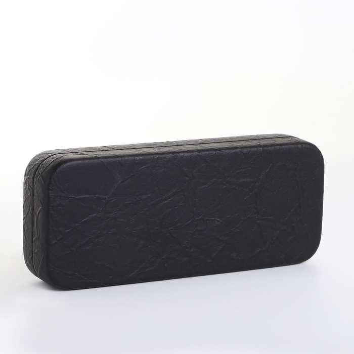 Футляр для очков на хлопушке, длина 15 см, цвет чёрный Футляр для очков на хлопушке, длина 15 см, цвет чёрный