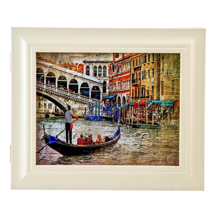 Ключница Ключница "Где-то в Венеции" Белый 26х31х4,5 см