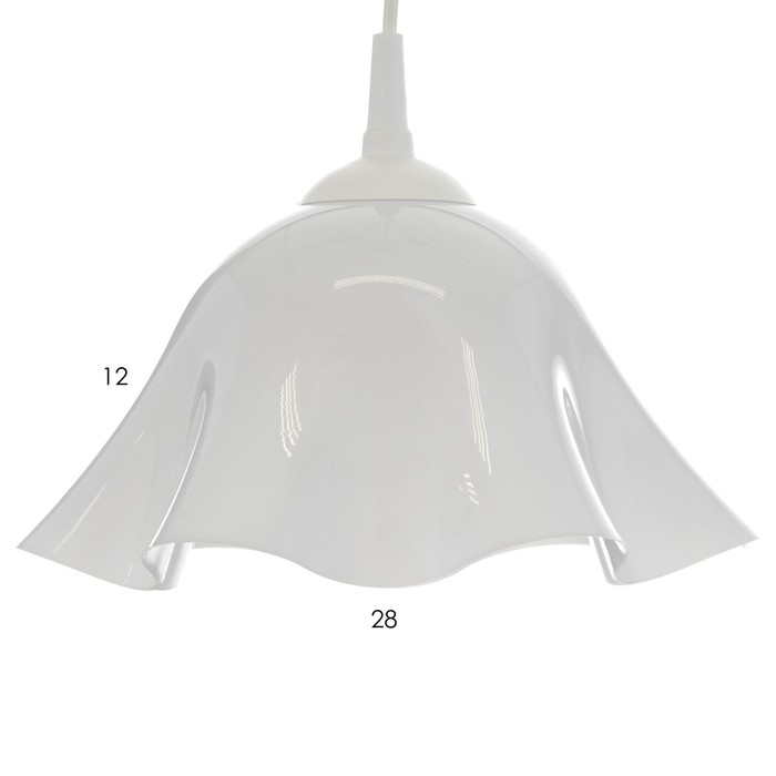 Люстра Люстра "Ирис" 1х15Вт Е27 МОДЕЛЬ: BR 00258 белый 28х28х14см