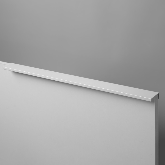 Торцевая ручка, Торцевая ручка, "Hidden", 480 мм, цвет сатиновый хром