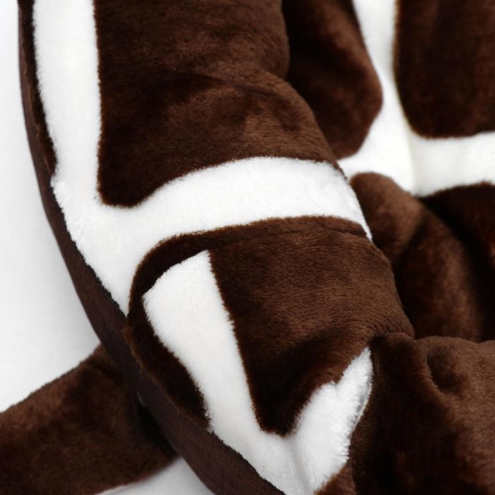 Лежанка Perseiline ЛМ-10 45 x 45 x 12 см, с хвостом и ушками, микс цветов Лежанка Perseiline ЛМ-10 45 x 45 x 12 см, с хвостом и ушками, микс цветов