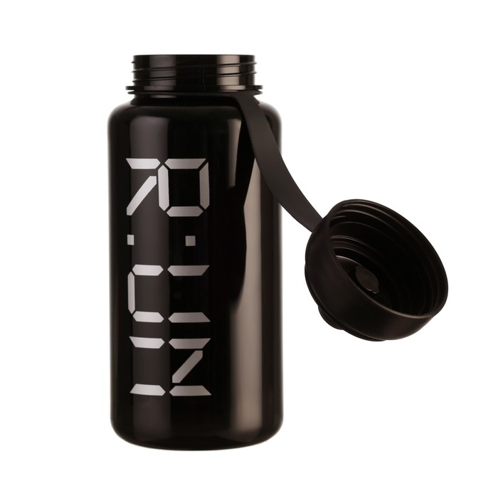 Бутылка для воды, 1.2 л, Run, черная Бутылка для воды, 1.2 л, Run, черная