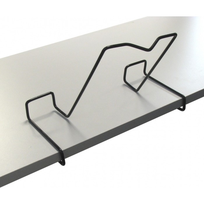 Подставка для книг, металлическая, для парт толщиной до 20 мм, чёрная Подставка для книг, металлическая, для парт толщиной до 20 мм, чёрная