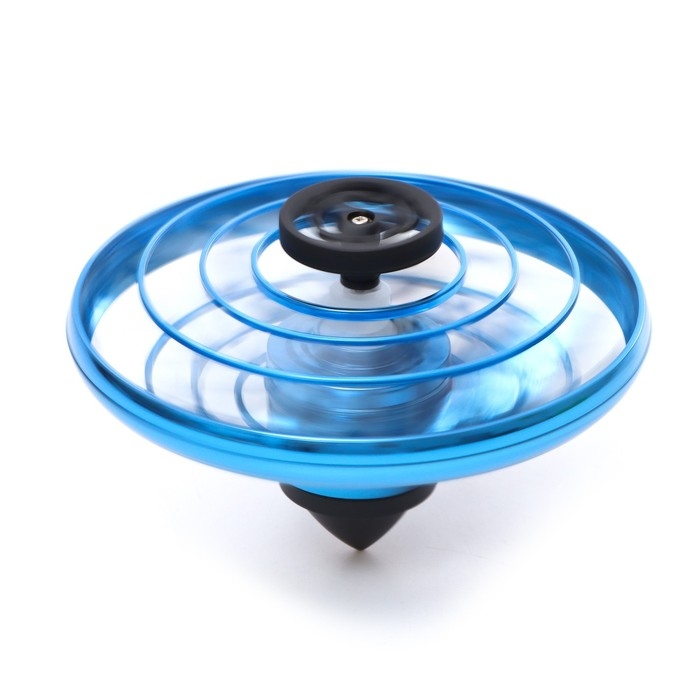 Летающая тарелка UFO, датчик движения, работает от аккумулятора, цвет синий Летающая тарелка UFO, датчик движения, работает от аккумулятора, цвет синий