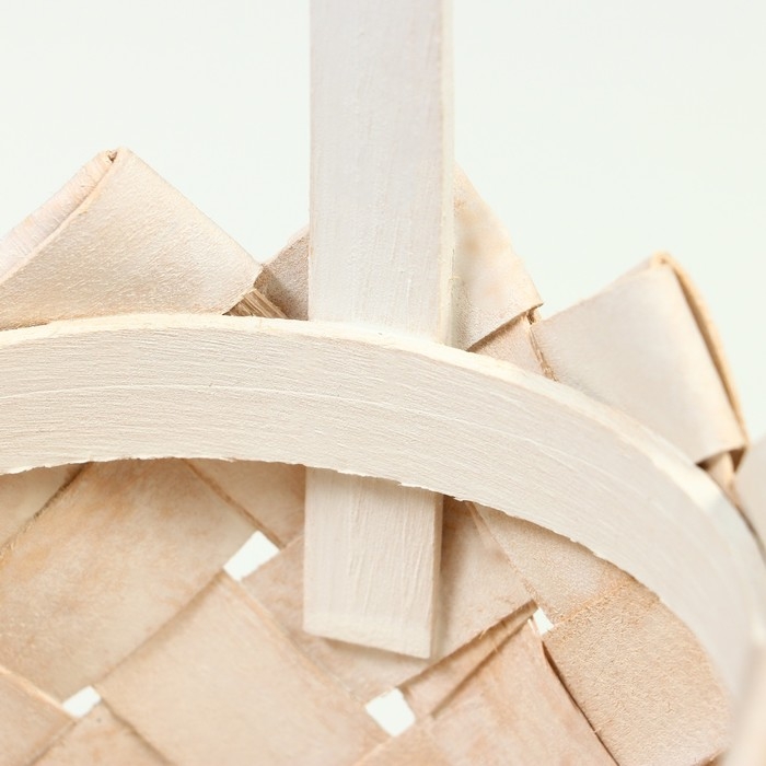 Корзина плетеная, 13,5х10,5/24,5 см, белый, секвойя Корзина плетеная, 13,5х10,5/24,5 см, белый, секвойя