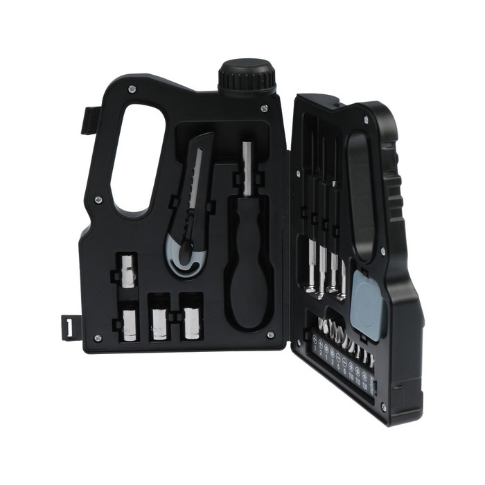 Набор инструментов ТУНДРА, подарочный пластиковый кейс Набор инструментов ТУНДРА, подарочный пластиковый кейс "Канистра", 21 предмет