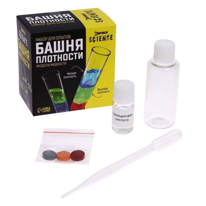 Набор для опытов «Башня плотности» Набор для опытов «Башня плотности»
