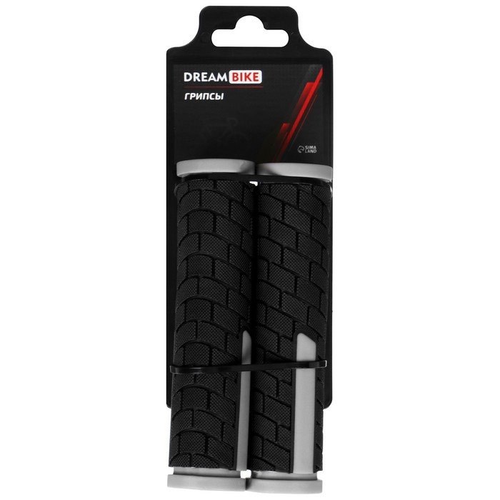 Грипсы Dream Bike, 128 мм, цвет чёрный/серый Грипсы Dream Bike, 128 мм, цвет чёрный/серый