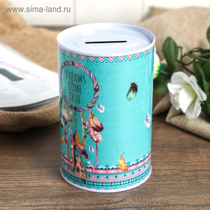 Копилка металл банка Копилка металл банка "Ловец снов" МИКС 12х8х8 см