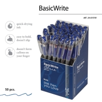 Ручка шариковая Bruno Visconti BasicWrite Basic, 0,5 мм, синие чернила