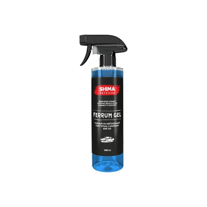 Очиститель дисков SHIMA DETAILER FERRUM GEL Ph-нейтральный, гелевый, новая машина, 500 мл Очиститель дисков SHIMA DETAILER FERRUM GEL Ph-нейтральный, гелевый, новая машина, 500 мл