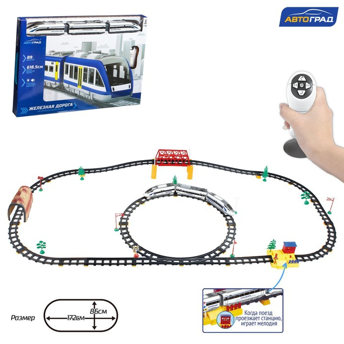 Железная дорога &laquo;Метро&raquo;, радиоуправление, световые и звуковые эффекты