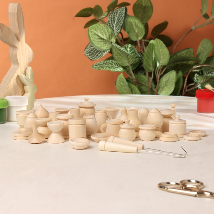 Набор заготовок для творчества Набор заготовок для творчества "Бирюльки" 33шт. в мешочке