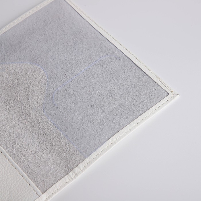 Обложка для паспорта, цвет белый Обложка для паспорта, цвет белый