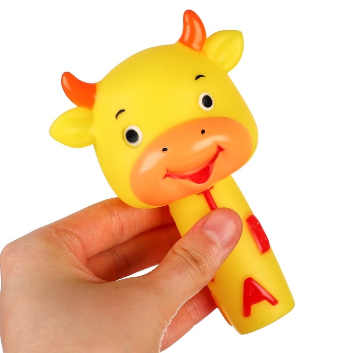 Резиновая игрушка для ванны «Малыши: Телёнок», Крошка Я Резиновая игрушка для ванны «Малыши: Телёнок», Крошка Я