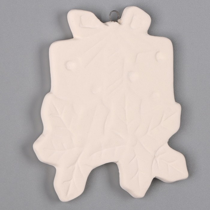 Новый год! Ёлочное украшение под раскраску «Подарок» с подвесом, кисть Новый год! Ёлочное украшение под раскраску «Подарок» с подвесом, кисть