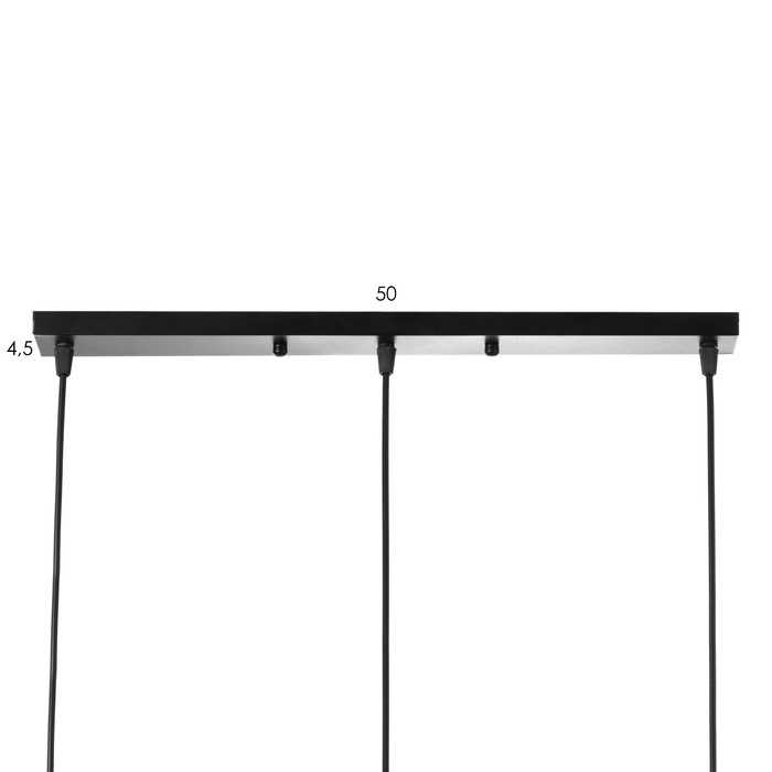 Светильник "Брук" 3хЕ27 40Вт 50х18х19-122 см