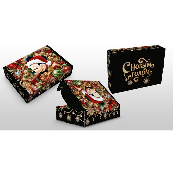 Коробка подарочная, 21х15х5 см, Микки Маус